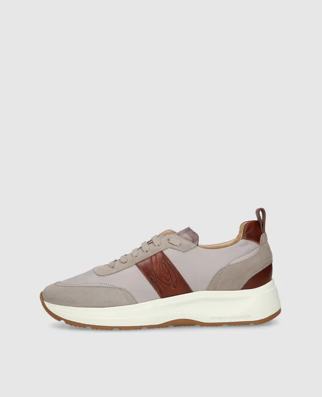 dinkelacker-toronto-sneaker-cl-sneaker-grau-braun-vachetta image 1
