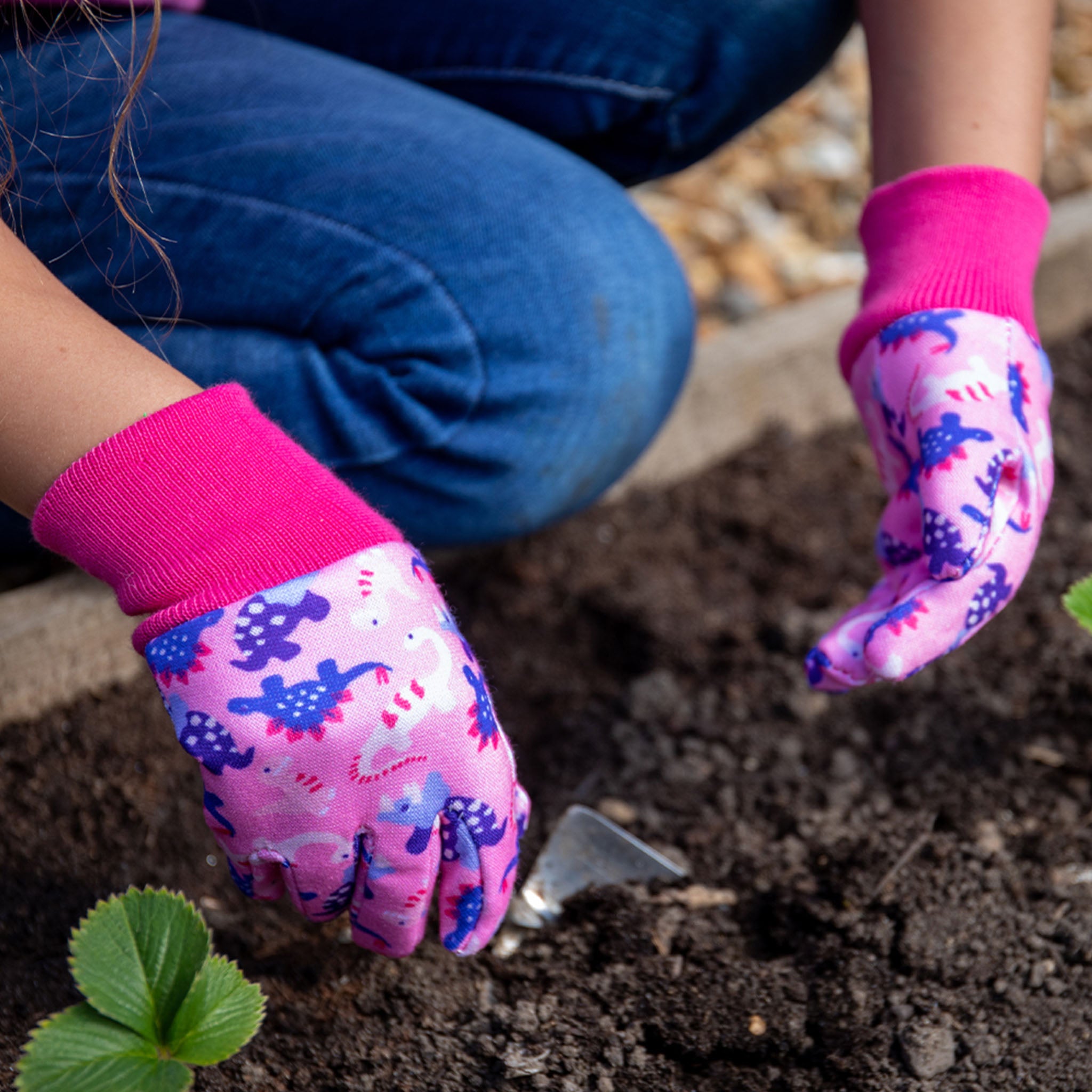 kent-stowe-pink-dinosaur-kinder-gartenhandschuhe image 5