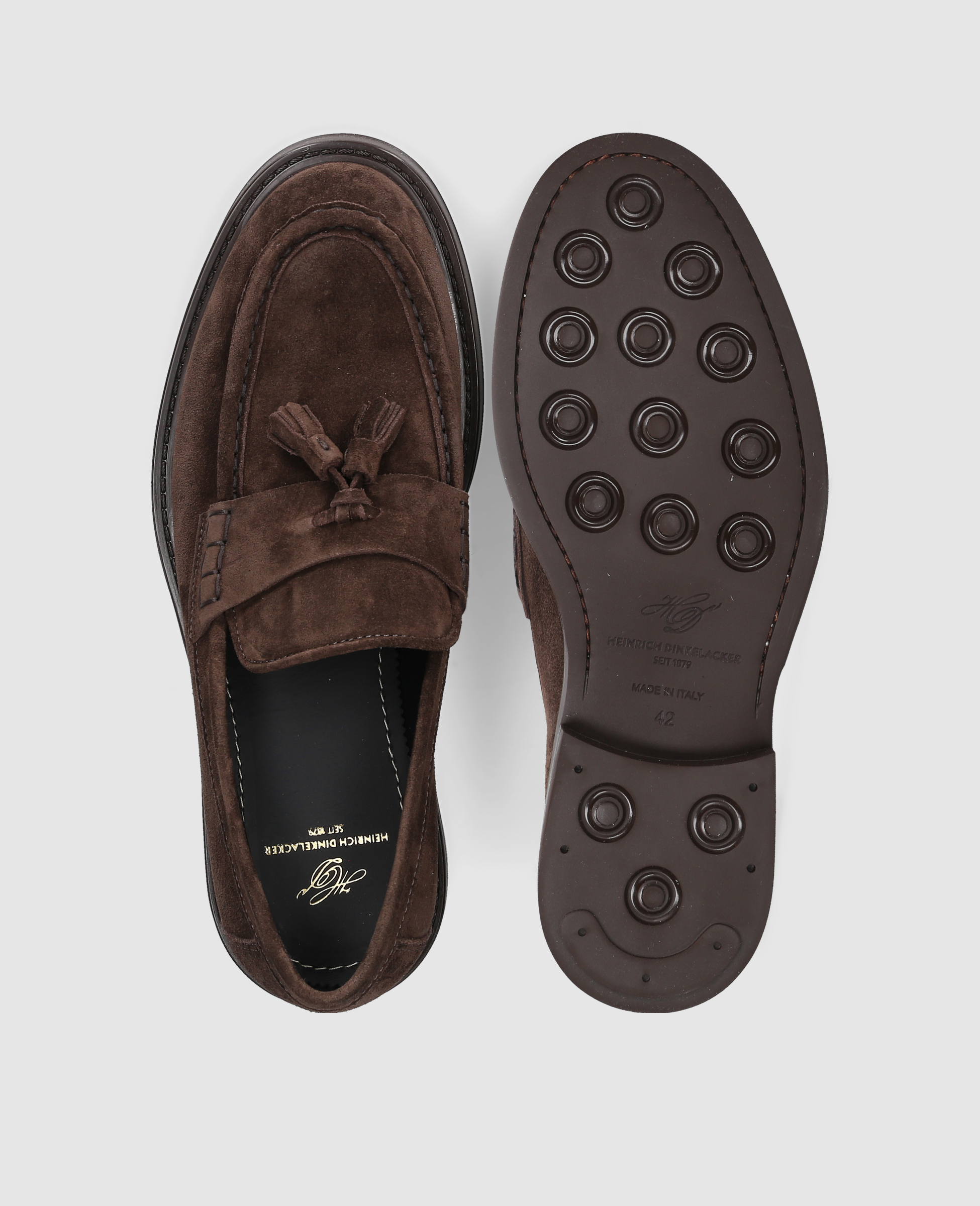 dinkelacker-florenz-plain-tassel-loafer-v-dunkelbraun image 7