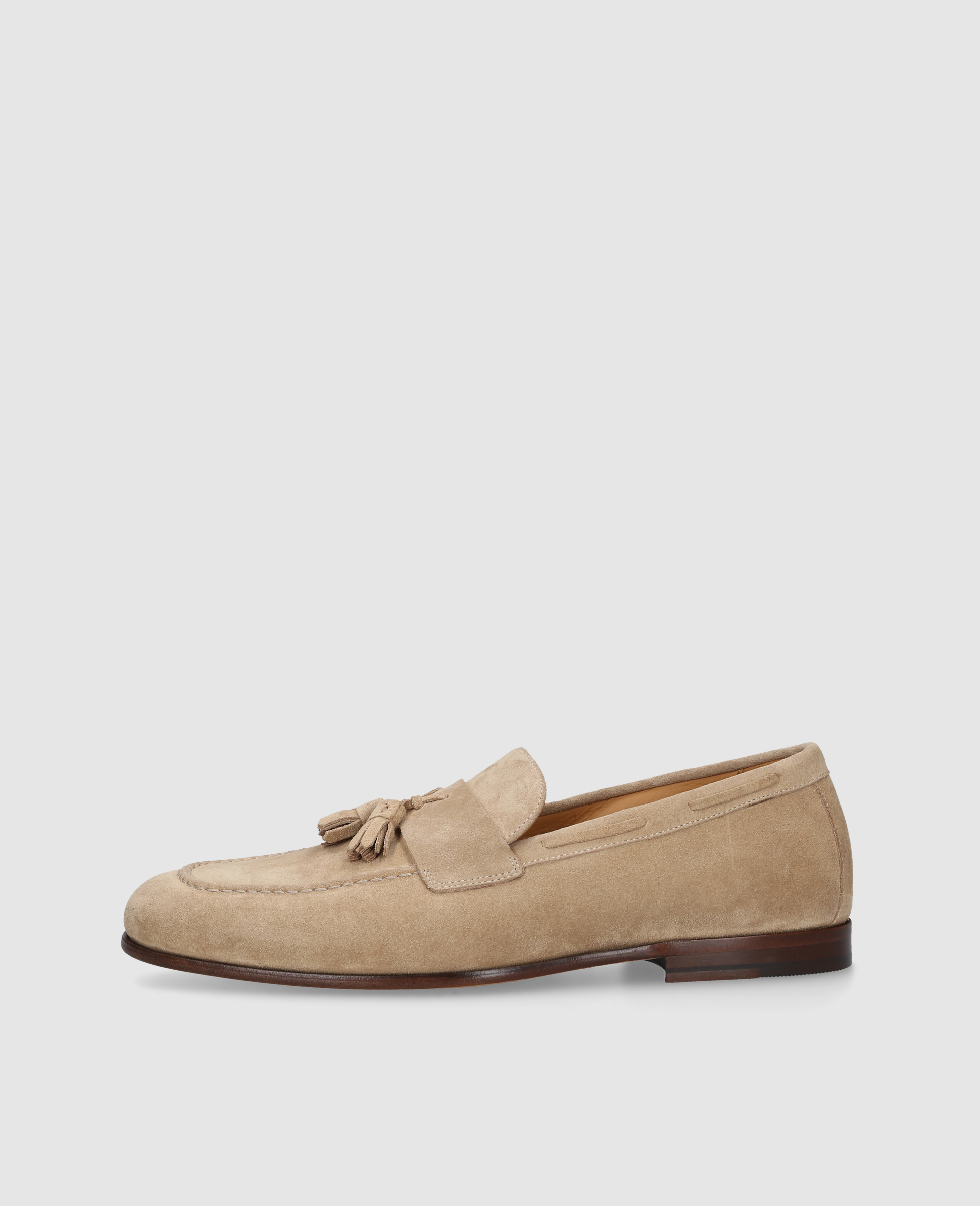 dinkelacker-amalfi-plain-tassel-v-hellbraun-tassel-loafer image 1