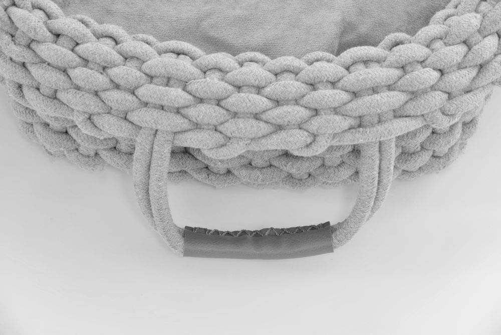 lycce-hundebett-knit-baumwollstoff-geflochten-grau-gr-e-1 image 5