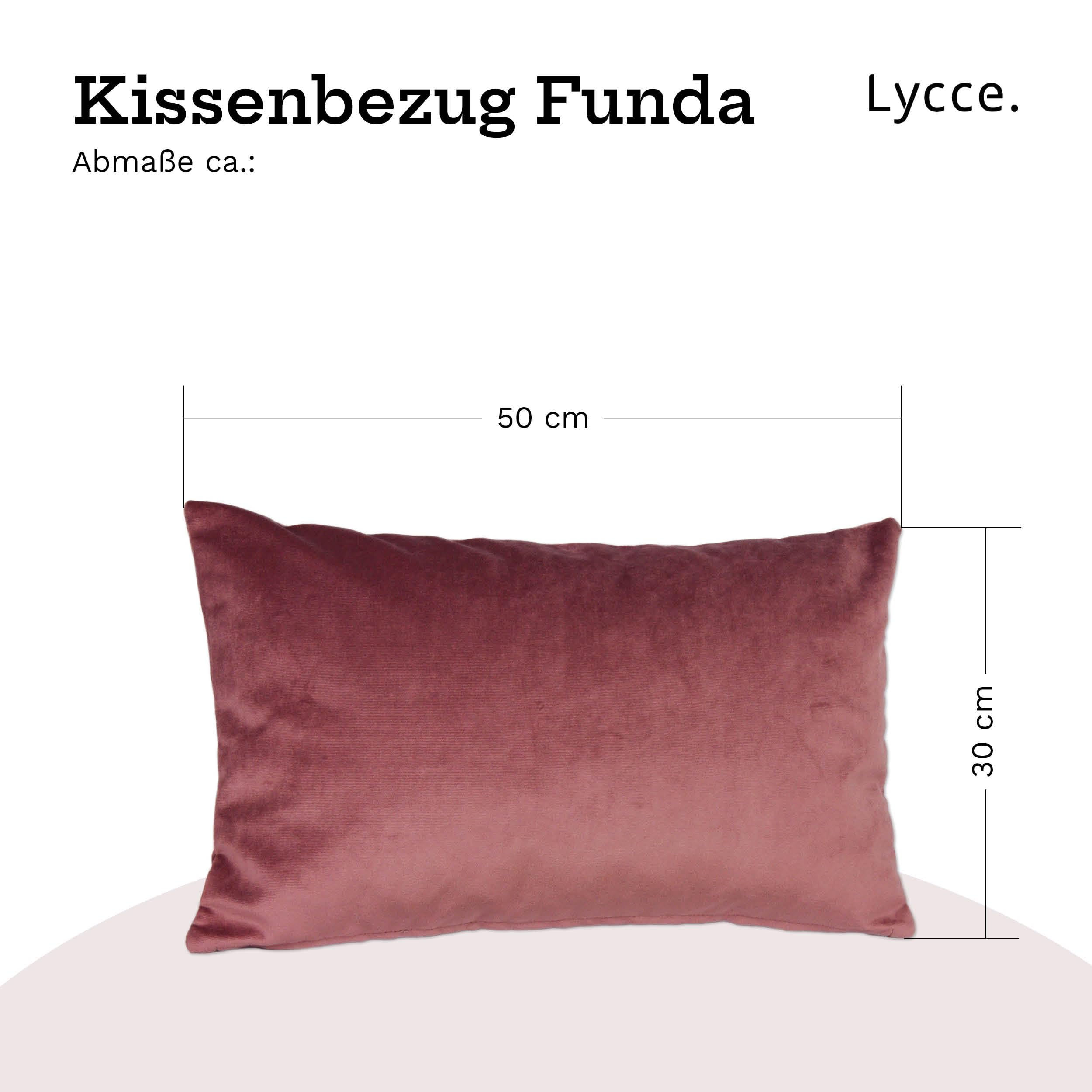 lycce-kissenbezug-funda-samt-ros-50-x-30-cm-mit-rei-verschluss image 3