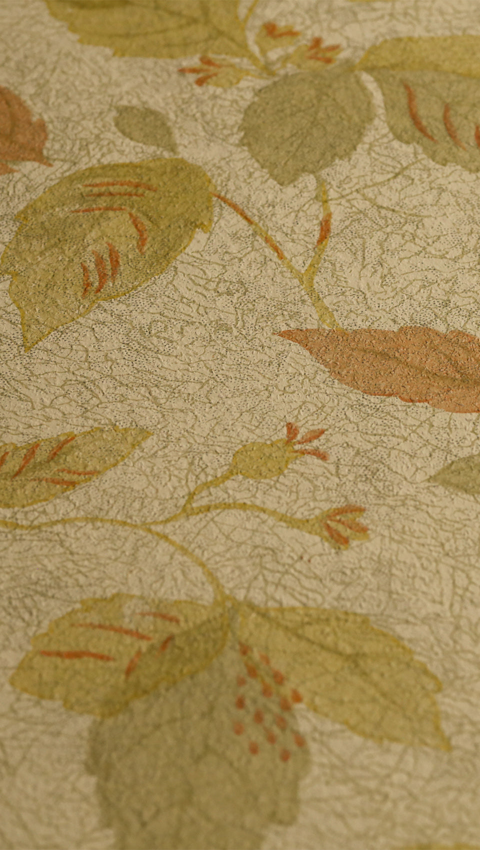 hembus-tapete-638-herbstlaub-papiertapete-47-5-cm-gr-n-orange image 2
