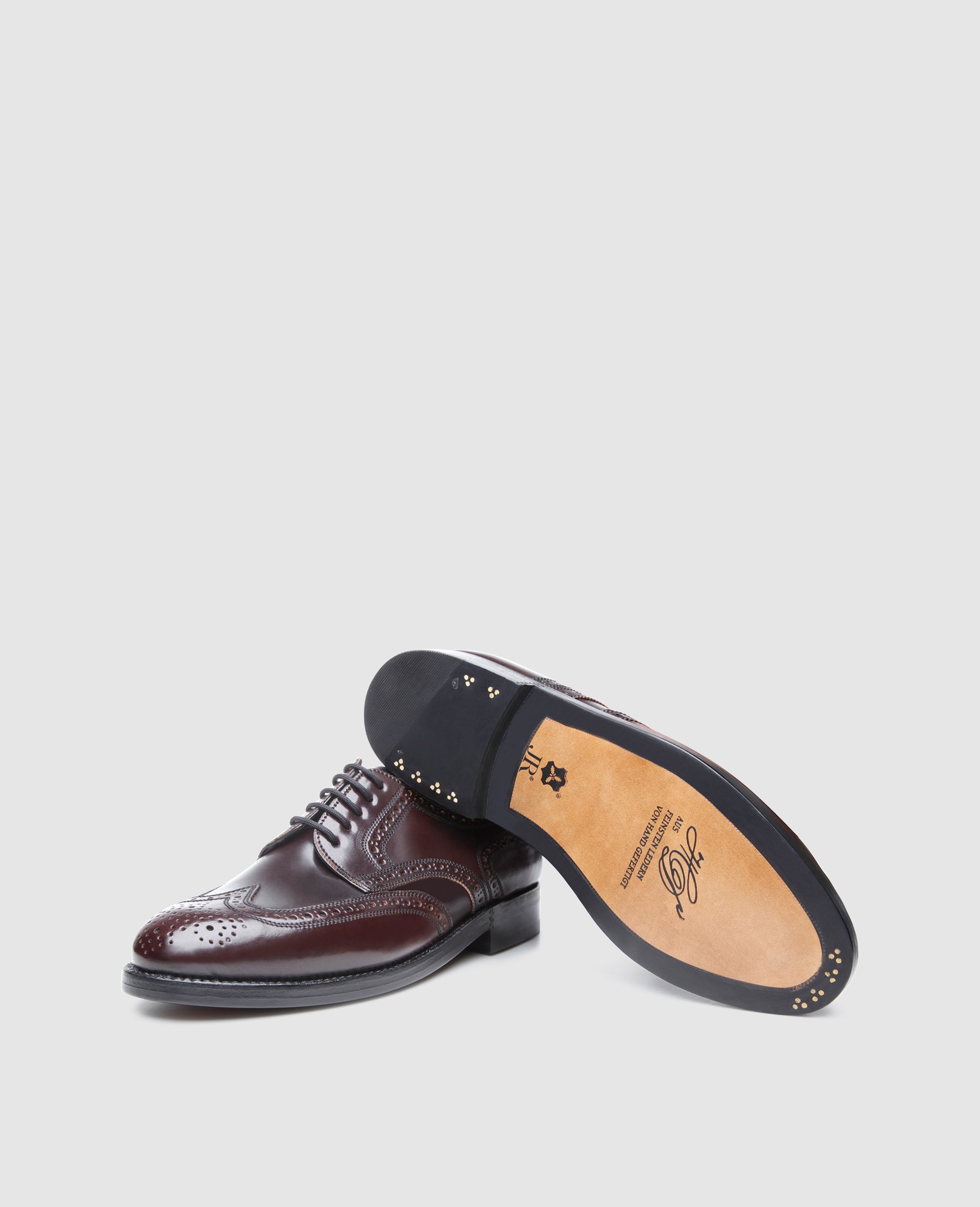 dinkelacker-london-full-brogue-c-derby-herrenschuh-oxblood image 6
