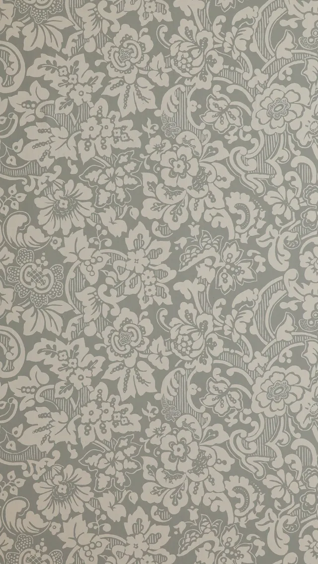 hembus-tapete-431-c-wei-e-blumenranken-grau-papiertapete image 1