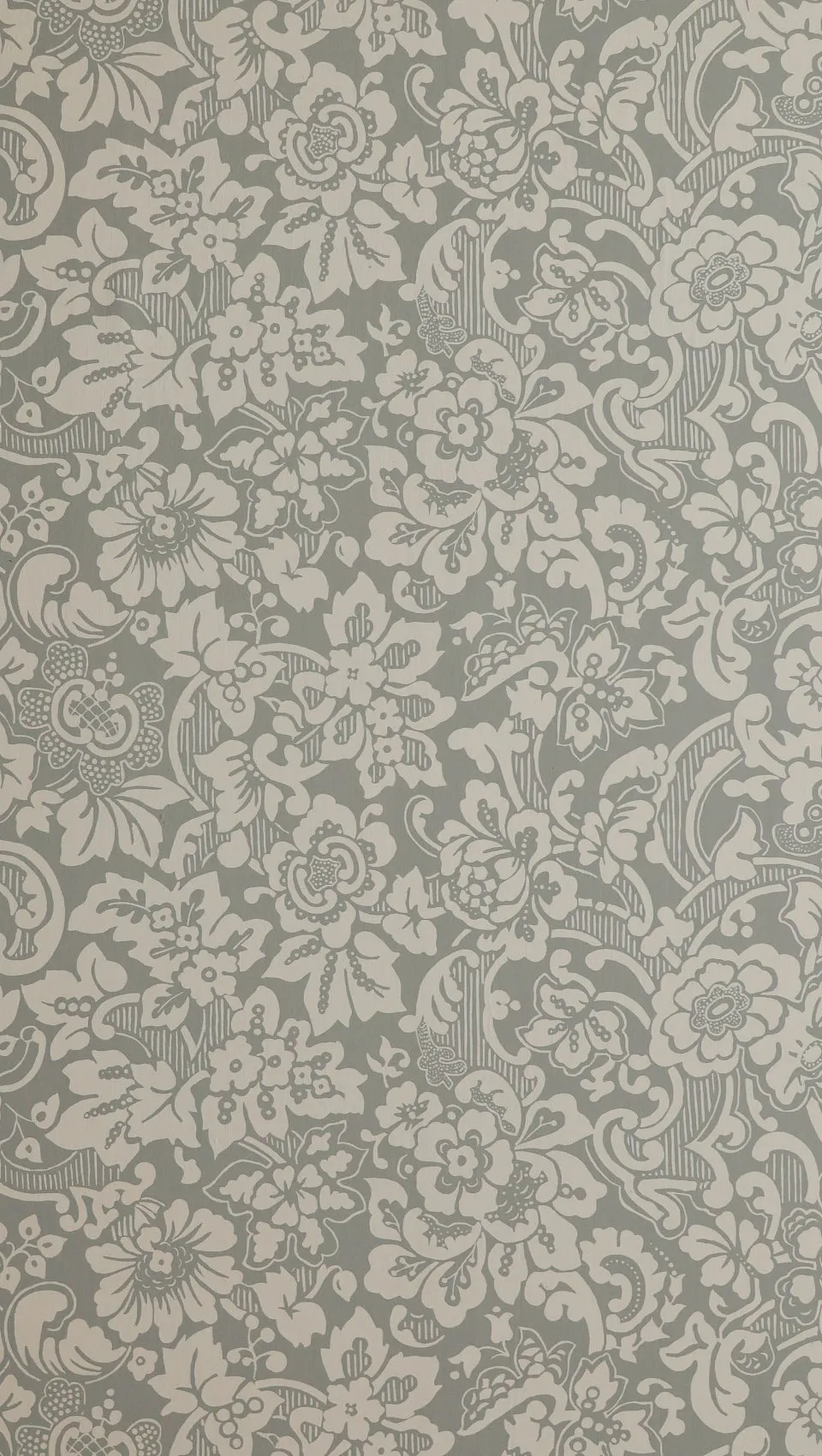 hembus-tapete-431-c-wei-e-blumenranken-grau-papiertapete image 1