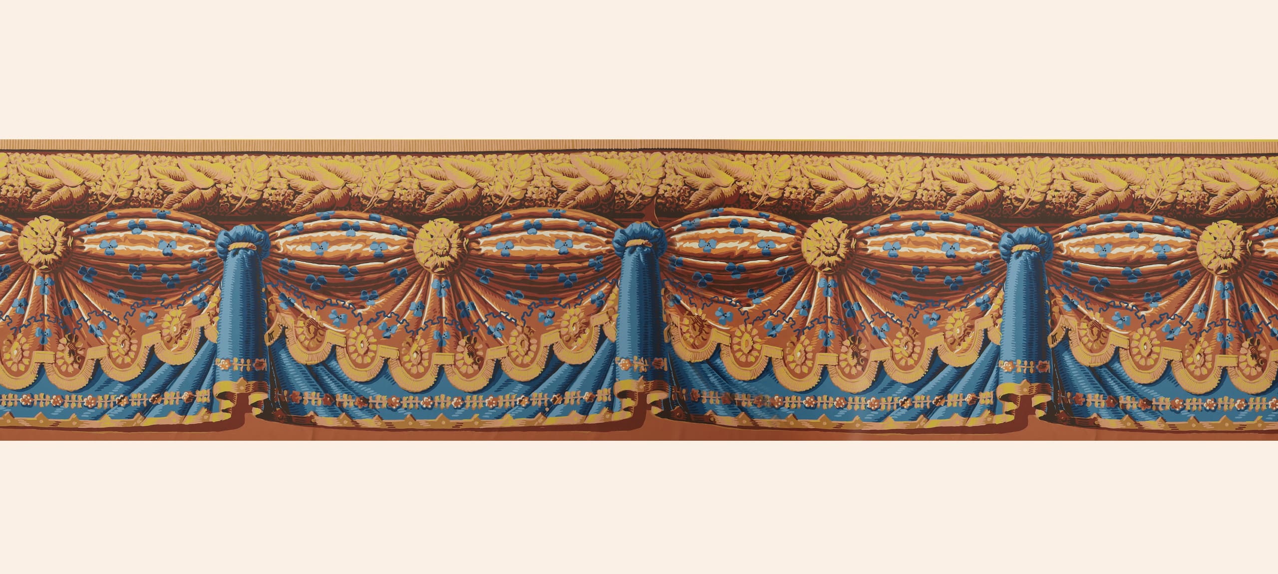 hembus-borte-261-a-blaue-draperie-papiertapetenborte image 1