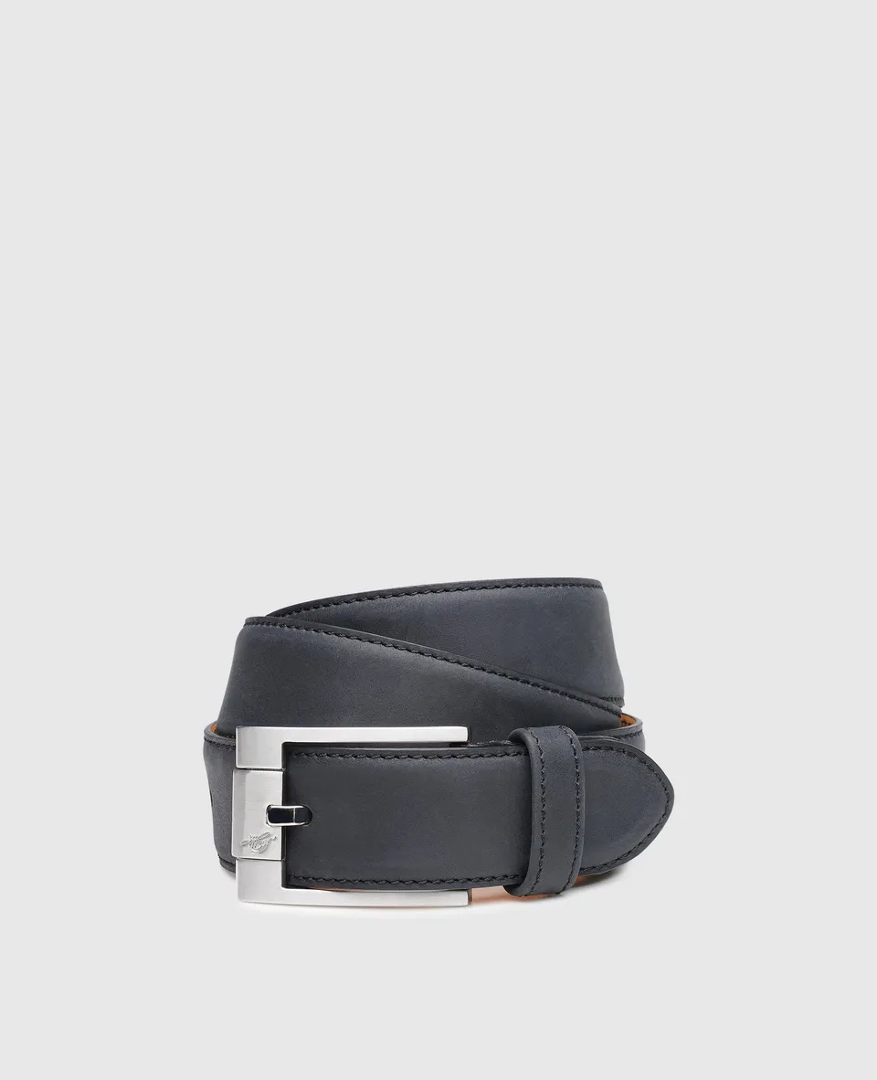 dinkelacker-janno-plain-j-herren-lederg-rtel-schwarz-35mm image 1