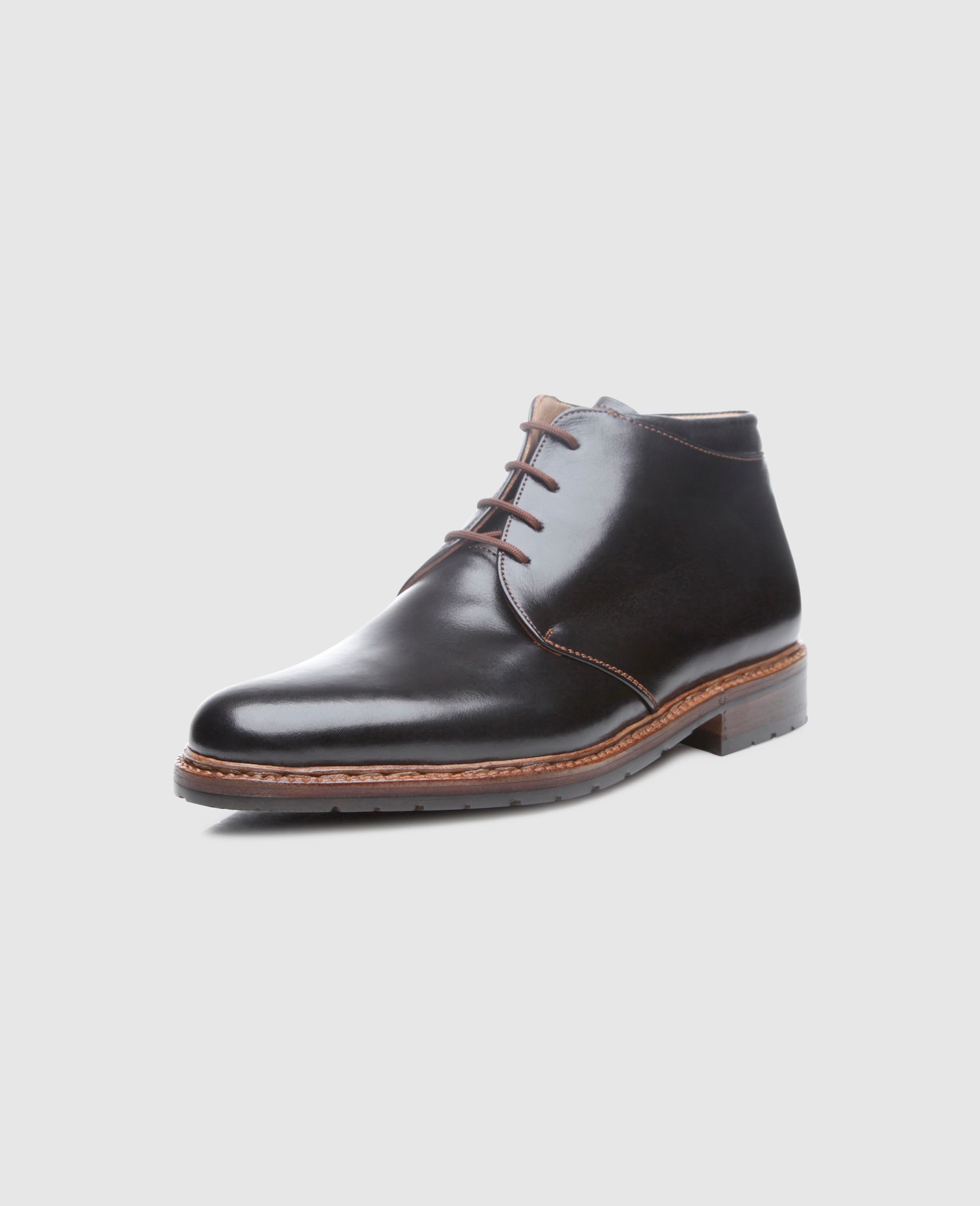 dinkelacker-genf-h-plain-sc-herren-stiefelette-schwarzbraun image 2