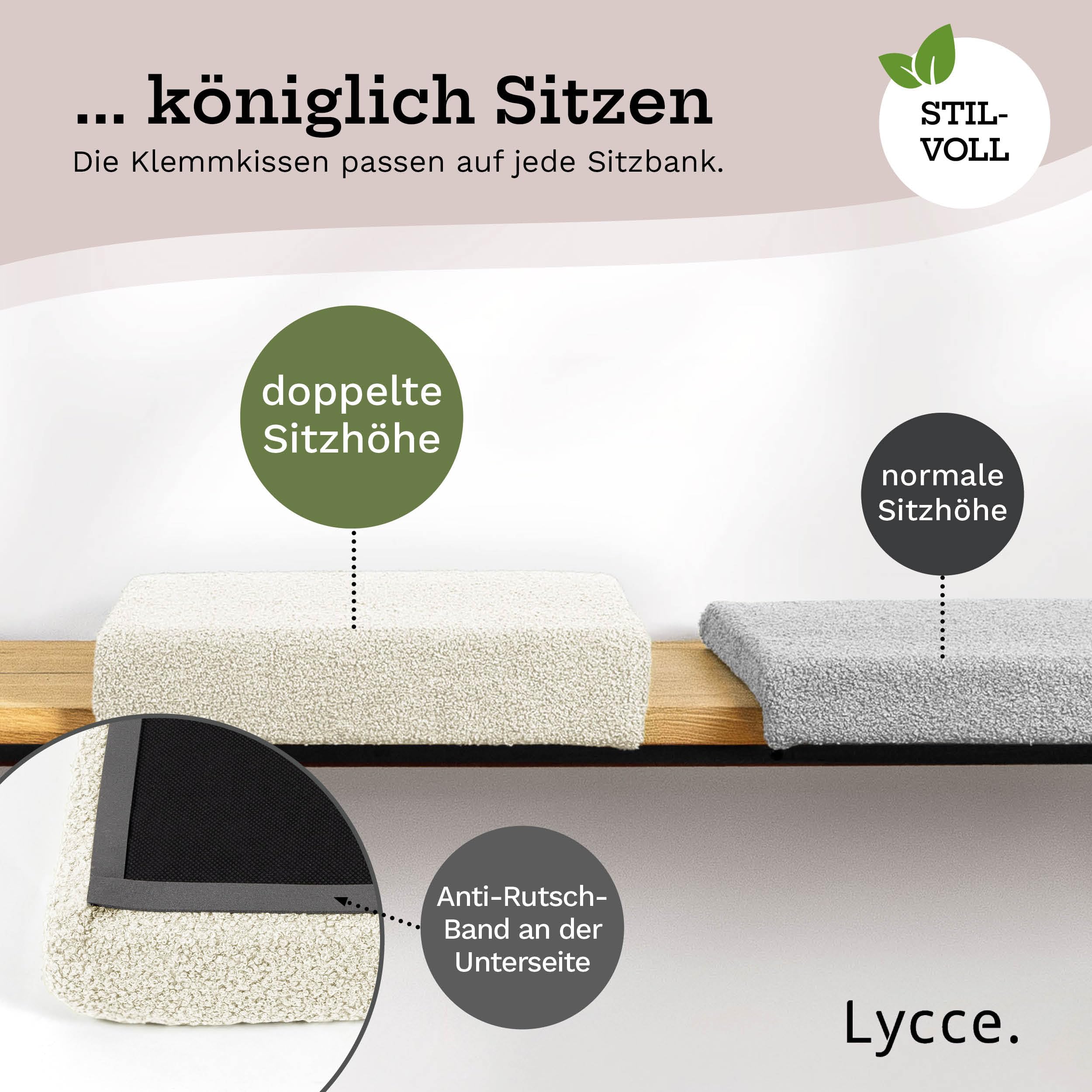 lycce-klemmkissen-bankauflage-boucl-beige-gepolstert image 5
