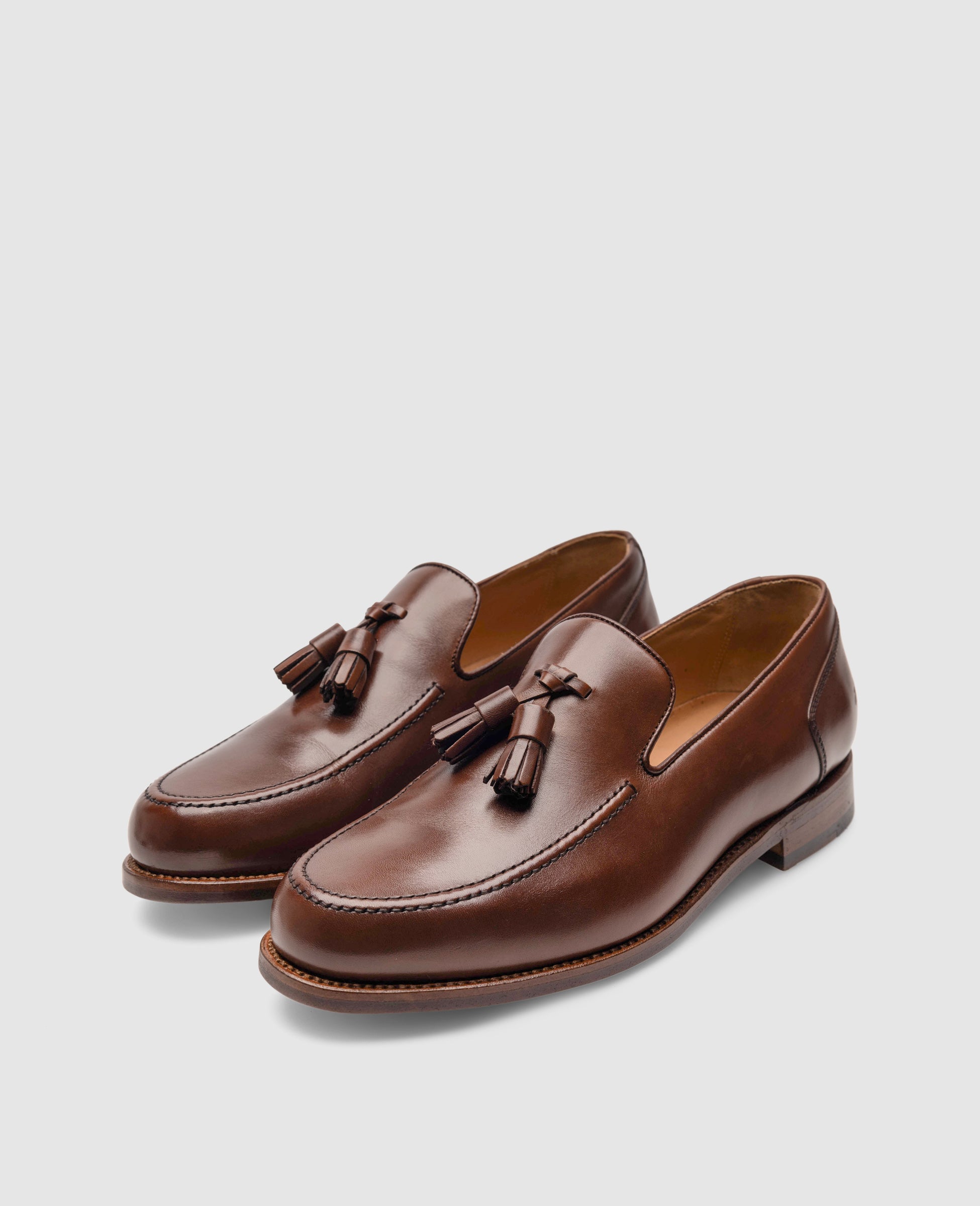 dinkelacker-wien-plain-tassel-bc-loafer-braun-boxcalf image 2
