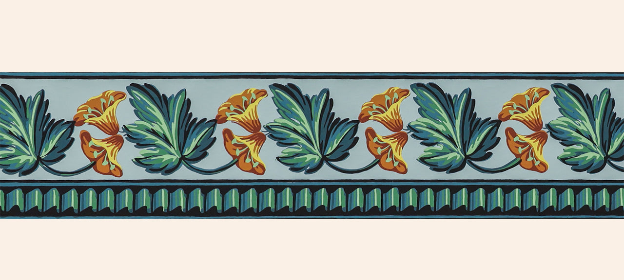 hembus-borte-5050-glockenblumen-tapetenborte-blaugr-n image 1