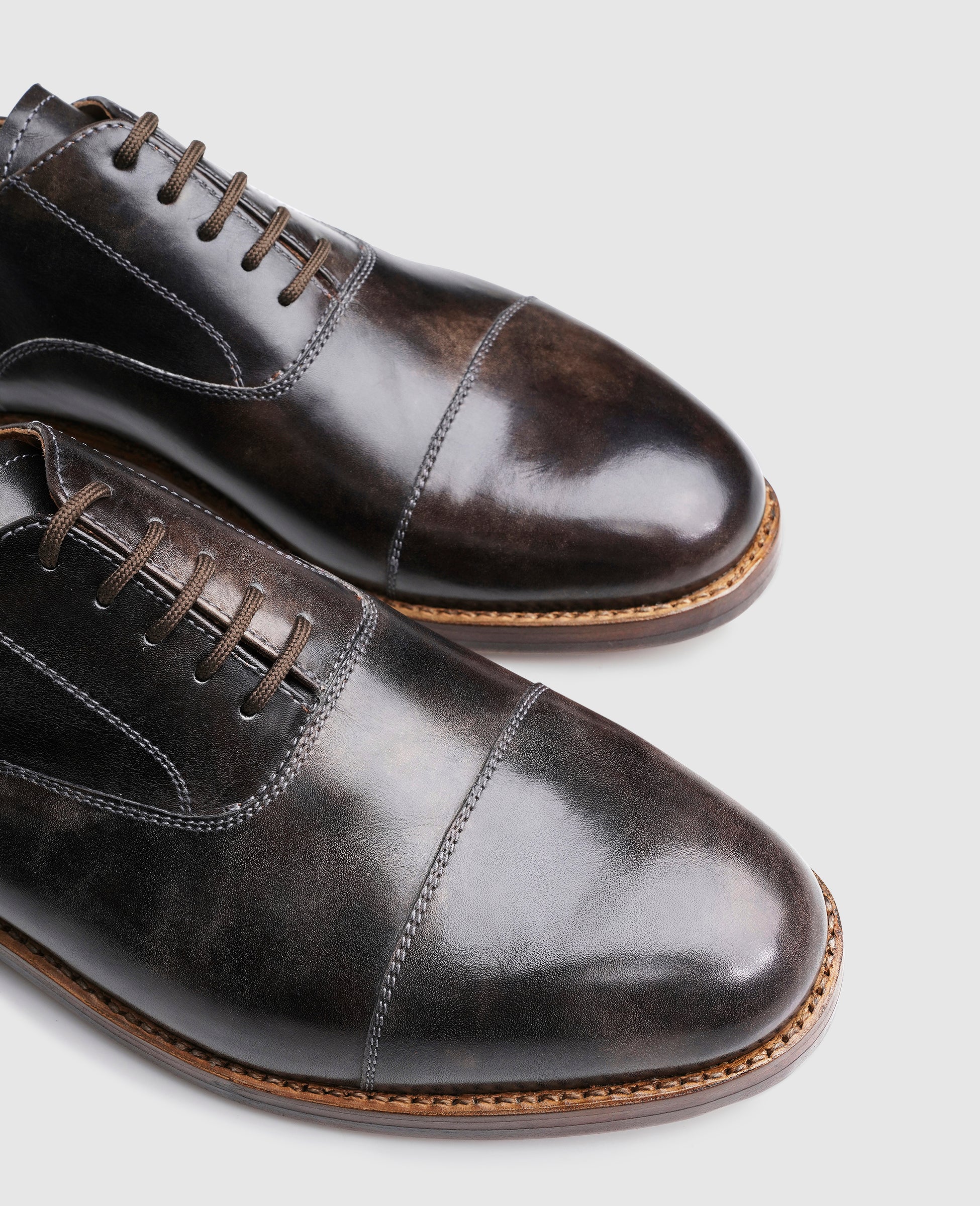 dinkelacker-london-captoe-tc-herren-oxford-asphalt-grau image 8