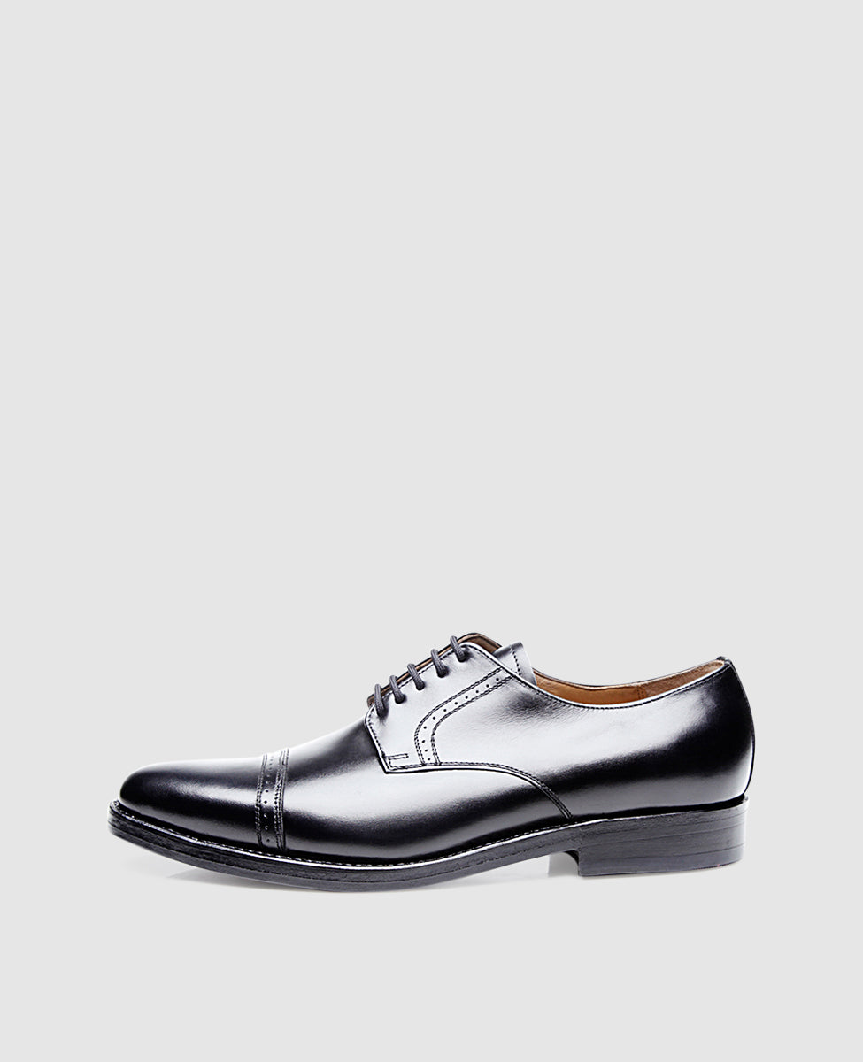 dinkelacker-milano-quarter-brogue-bc-schwarz-derby image 1